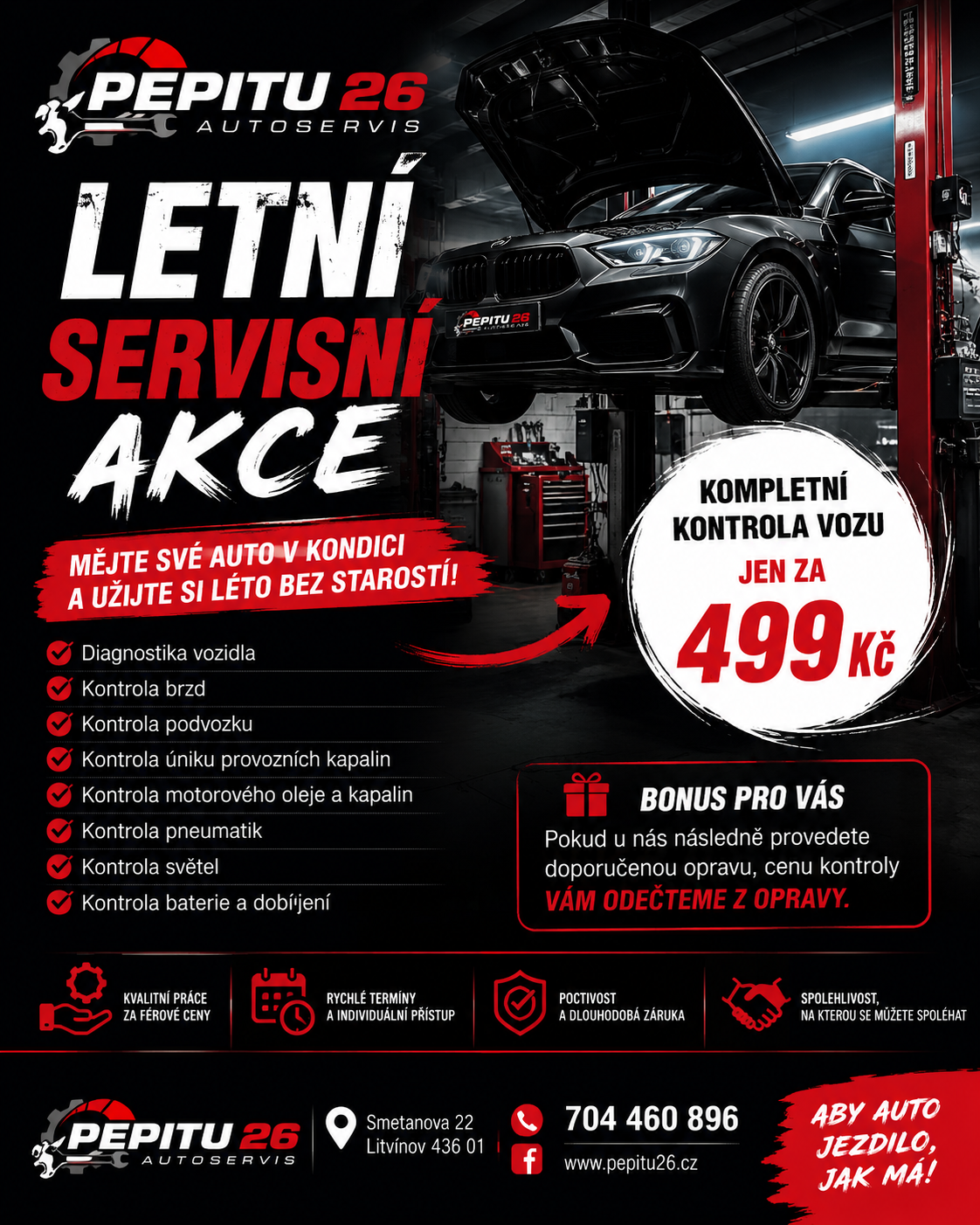 Letní servisní akce Pepitu 26